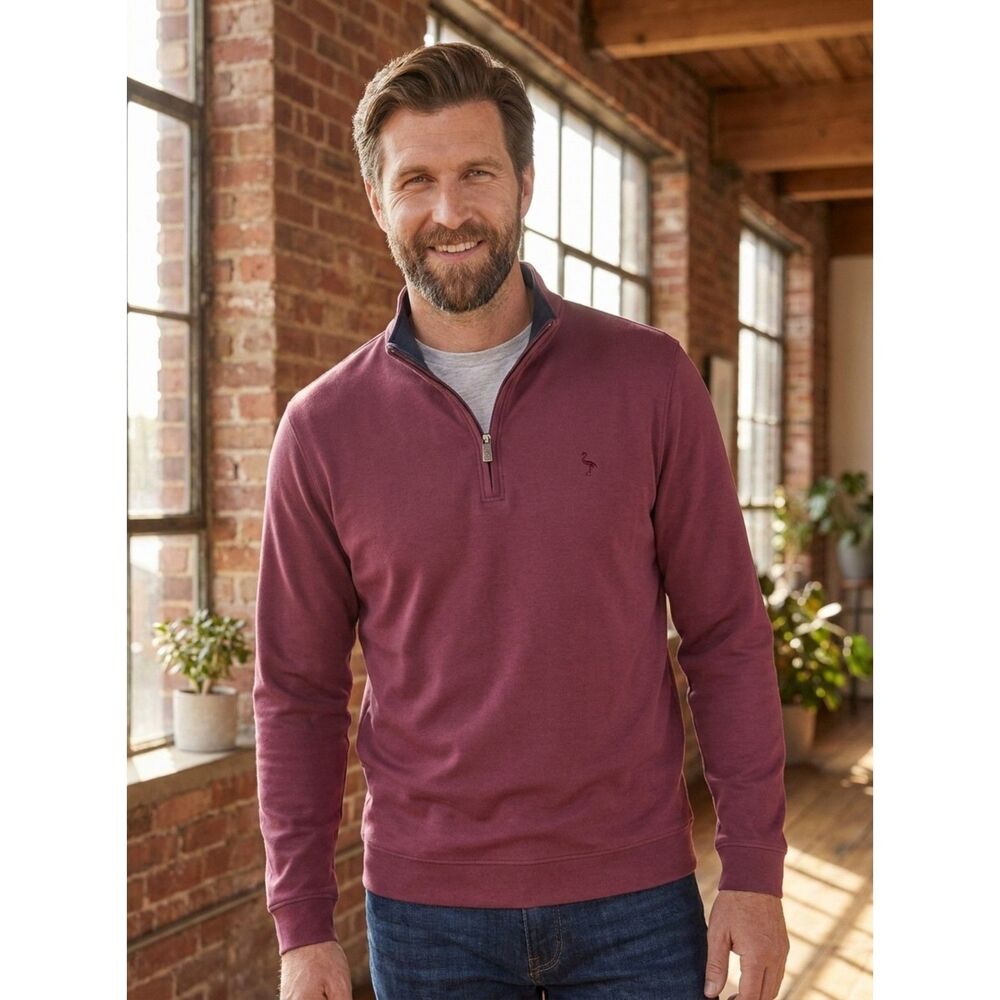 Tailorbyrd Premium Modal-Blend 1/4 Zip Pullover - NWOT